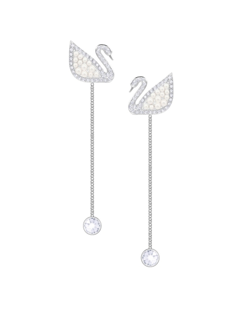 

SWAROVSKI White Rhodium-Plated Drop Earrings