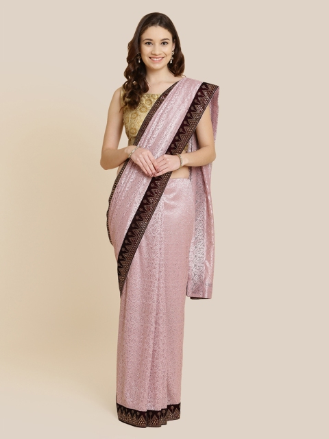 

Koskii Lavender Embellished Net Saree