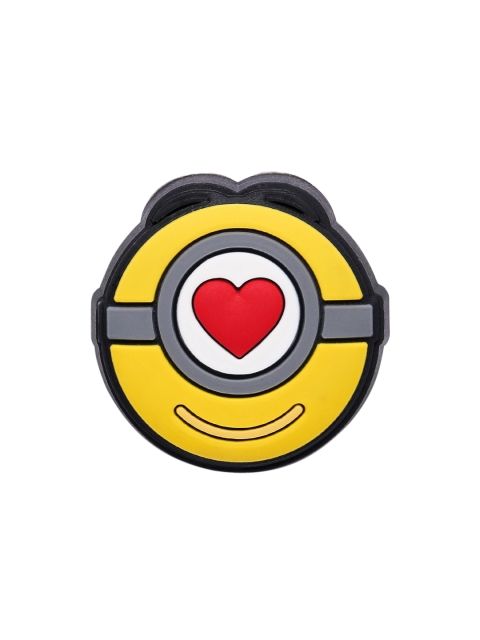 

Crocs Unisex Yellow & Grey Minions Stuart Love Icon Jibbitz Shoe Charm