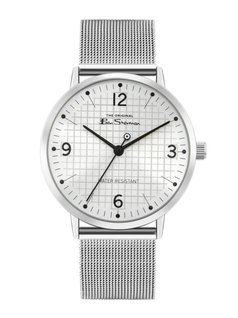 

BEN SHERMAN Men Silver-Toned Analogue Watch BS025SM
