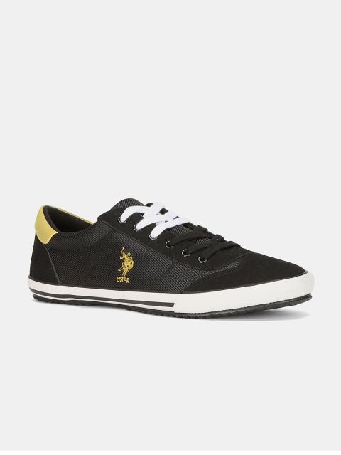 

U.S. Polo Assn. Men Black Solid Sneakers