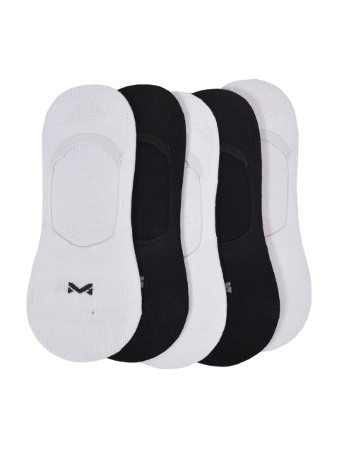

MARC Men Pack of 5 Assorted No Show Cotton Shoe Liners