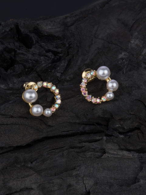 

E2O Gold-Plated Circular Studs