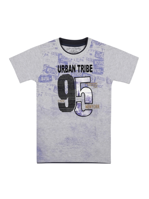 

Lil Tomatoes Boys Grey Printed Round Neck T-shirt