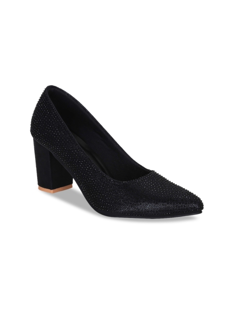 

Get Glamr Women Black Embellished Pumps