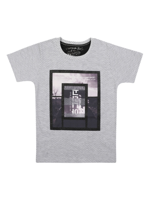

Lil Tomatoes Boys Grey Printed Round Neck T-shirt