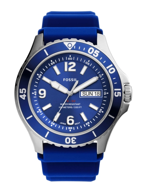 

Fossil Men Blue Analogue Watch FS5700