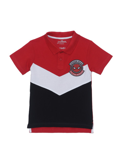 

Kids Ville Amazing Spiderman featured Red Tshirt for Boys