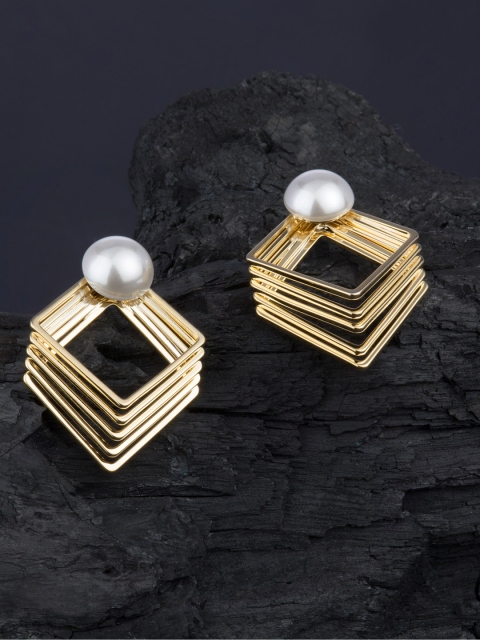 

E2O Gold-Plated Square Studs