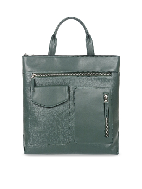 

Toteteca Unisex Green Solid Backpack