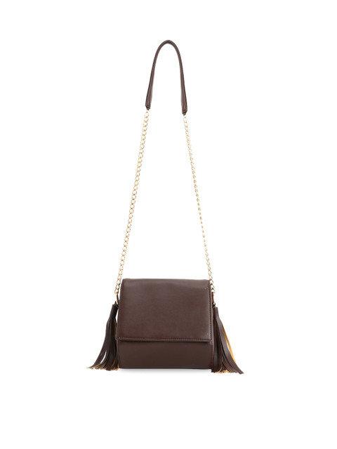

Bagstopia Brown Solid Sling Bag