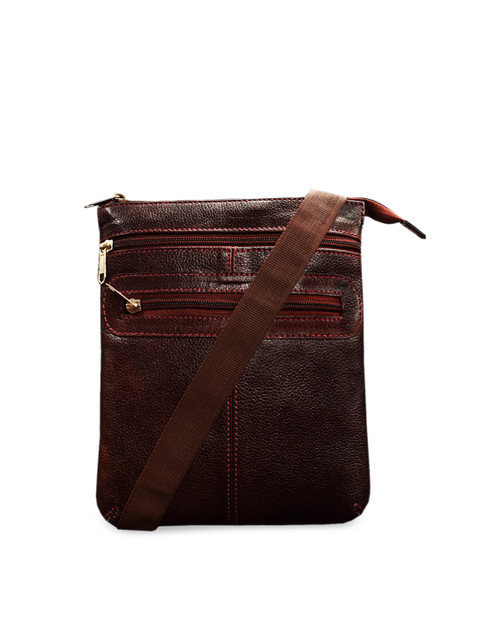 

ABYS Unisex Brown & Brown Solid Messenger Bag