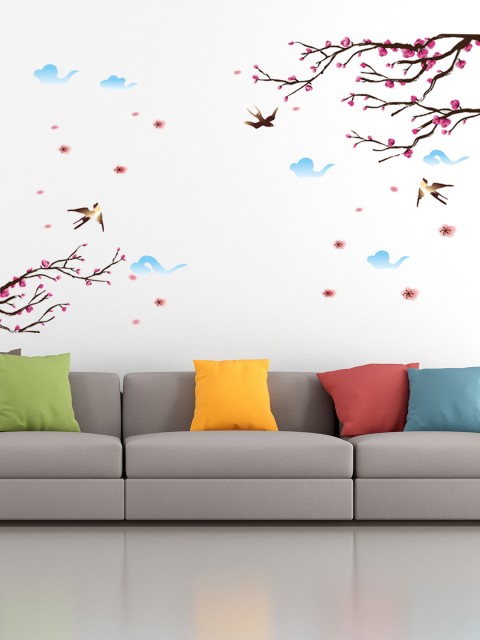 

Cortina Brown & Pink Wall Sticker