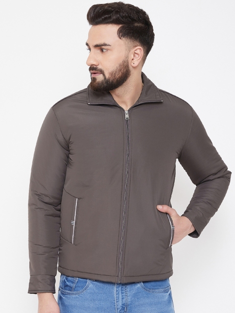 

Spirit Men Coffee Brown Solid Padded Jacket