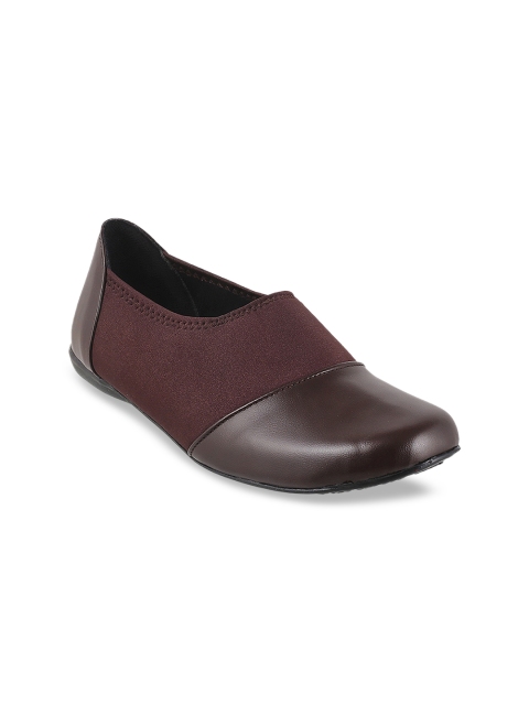 

WALKWAY by Metro Women Brown Solid Ballerinas