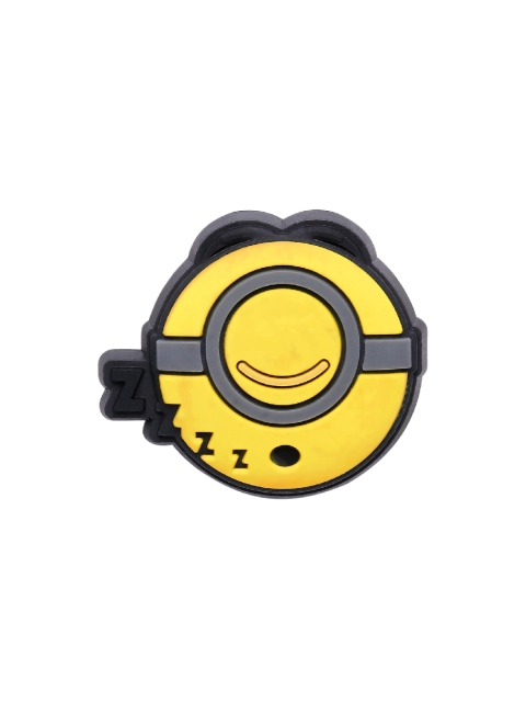 

Crocs Unisex Yellow & Black Minions Stuart Icon Jibbitz Shoe Charm