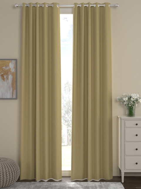 

ROSARA HOME Beige Single Long Door Curtain