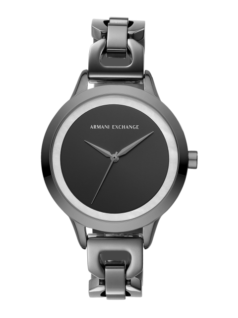 

Armani Exchange Women Grey & Black Harper Analogue Watch AX5614