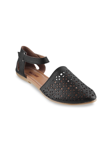 

WALKWAY Women Black Solid Heels