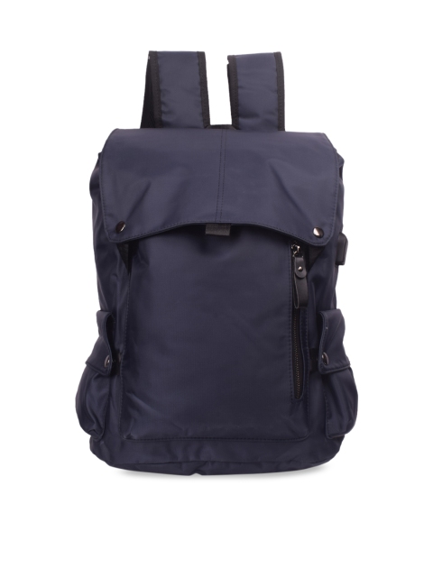 

Bagkok Women Navy Blue Solid Backpack