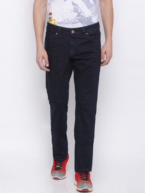

SPYKAR Men Blue Regular Fit Mid-Rise Clean Look Jeans