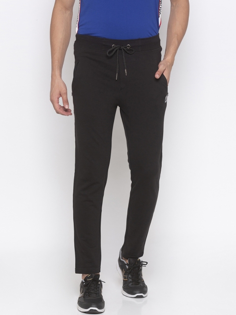 

Globus Men Black Solid Slim-Fit Track Pants