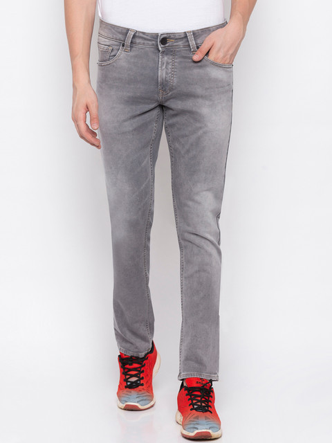 

SPYKAR Men Grey Skinny Fit Low-Rise Clean Look Jeans