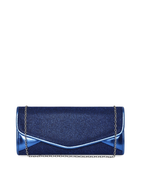 

KLEIO Blue Embellished Clutch