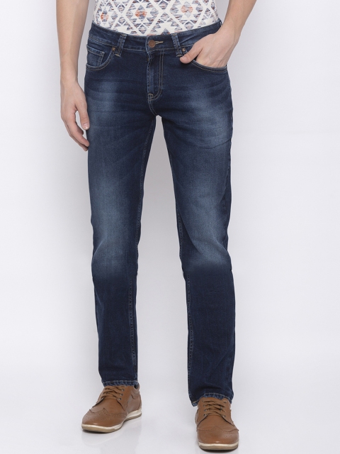 

SPYKAR Men Blue Straight Fit Mid-Rise Clean Look Jeans