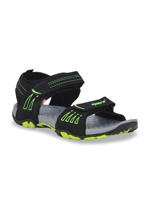 

Sparx Men Black & Green Sports Sandals