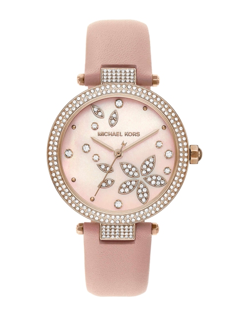 

Michael Kors Women Pink Analogue Watch MK6808