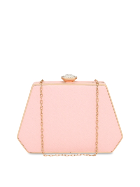 

KLEIO Pink Solid Clutch