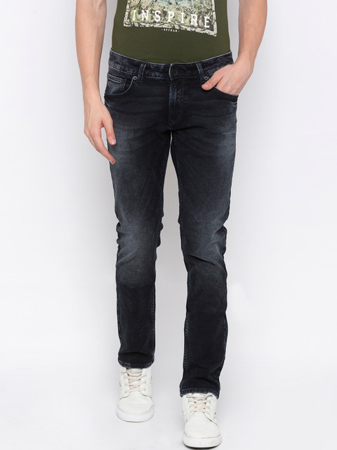 

SPYKAR Men Black Skinny Fit Low-Rise Clean Look Jeans