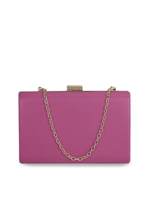 

KLEIO Purple Solid Clutch