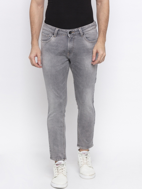 

SPYKAR Men Grey Tapered Fit Mid-Rise Clean Look Jeans