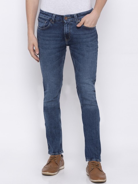 

SPYKAR Men Blue Skinny Fit Low-Rise Clean Look Jeans