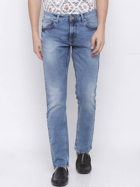 

SPYKAR Men Blue Straight Fit Mid-Rise Clean Look Jeans