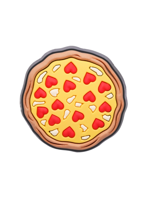 

Crocs Unisex Red & Yellow Love Pizza Jibbitz Shoe Charm