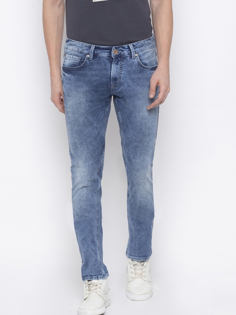 

SPYKAR Men Blue Skinny Fit Low-Rise Clean Look Jeans