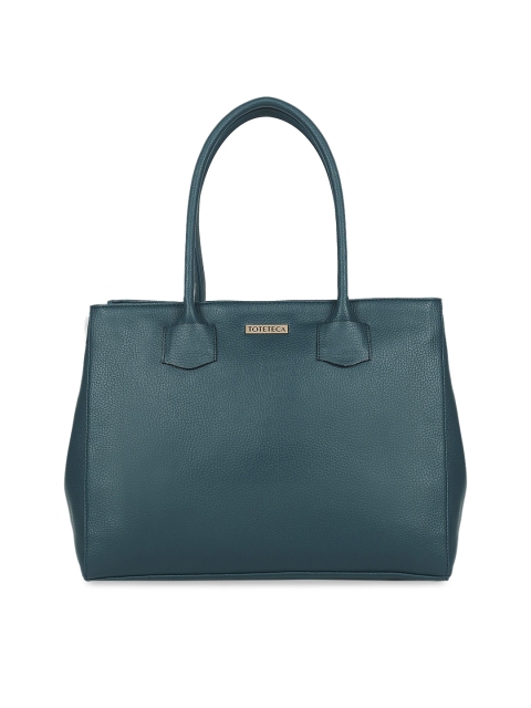 

Toteteca Teal Blue Solid Handheld Bag