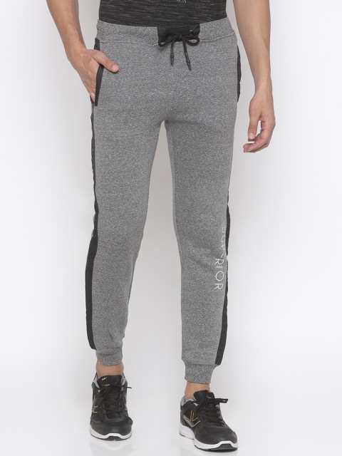 

Globus Men Grey Solid Slim-Fit Joggers