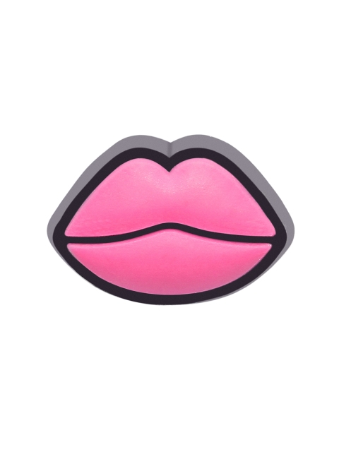 

Crocs Unisex Pink & Black Lips Jibbitz Shoe Charm