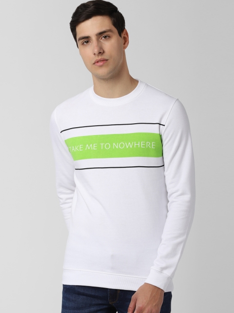 

Peter England Casuals Men White Printed Sweatshirt