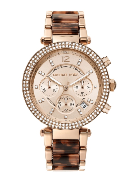 

Michael Kors Women Rose Gold Parker Two Tone Analogue Watch MK6832