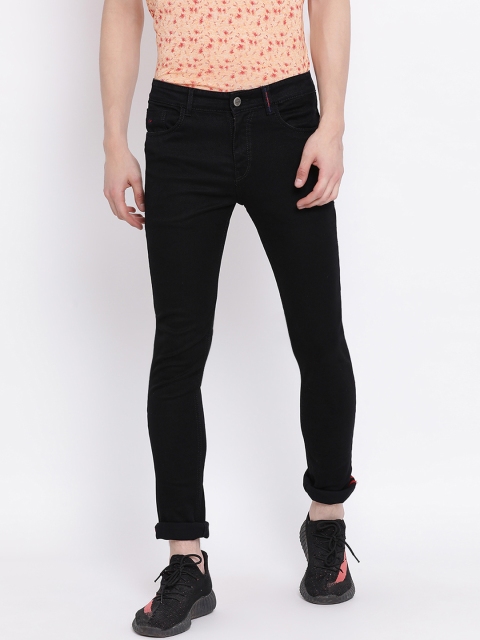 

Crimsoune Club Men Black Slim Fit Mid-Rise Clean Look Jeans