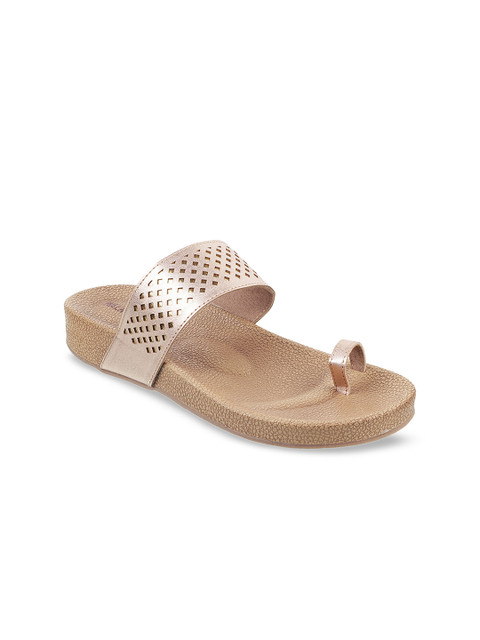 

WALKWAY Women Gold-Toned Embellished Heels