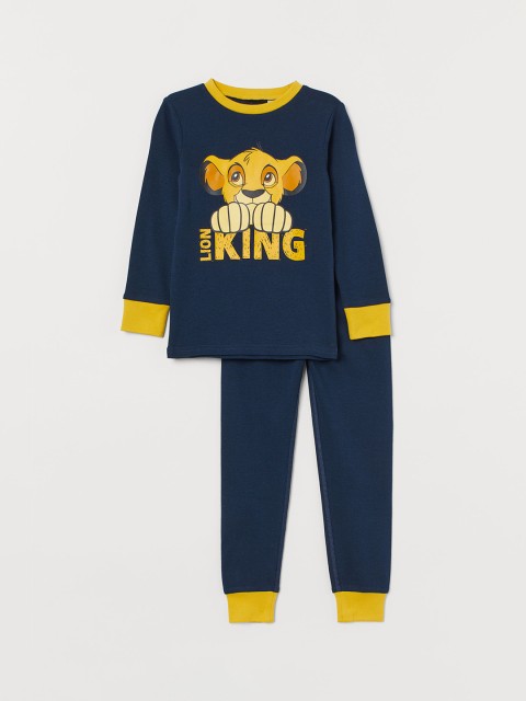 

H&M Boys Blue Printed Pyjamas
