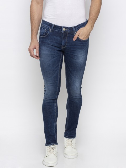 

SPYKAR Men Blue Super Skinny Fit Low-Rise Clean Look Jeans
