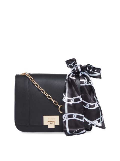 

ALDO Black Solid Sling Bag