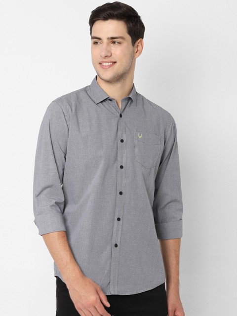

Allen Solly Sport Men Black White Regular Fit Checked Casual Shirt